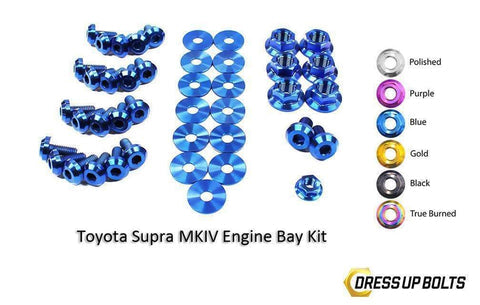 Dress Up Bolts Titanium Engine Bay Kit | 1993-2002 Toyota Supra MKIV