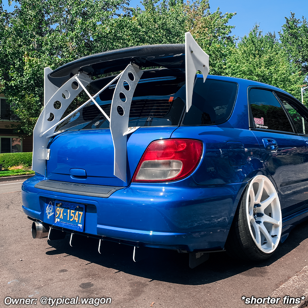 2002-2003 Subaru WRX WAGON Rear Diffuser