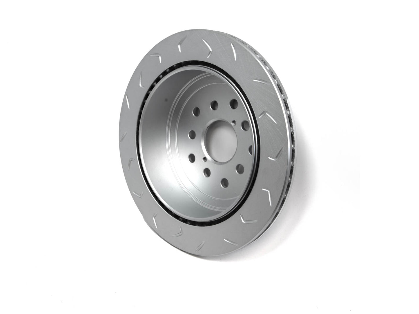 FactionFab Slotted Rear Rotor V2 Dual Drilled - Subaru WRX 2022+ 6mt / FR-S / BRZ / 86 2013+