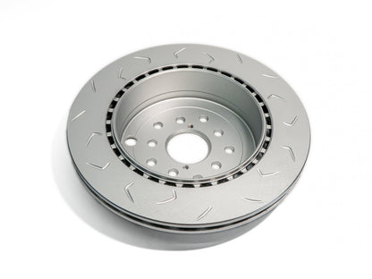 FactionFab Slotted Rear Rotor V2 Dual Drilled - Subaru STI 2008-2017