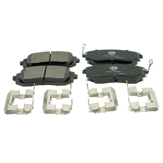 FactionFab V2 Front Brake Pads - 2003-2005 / 2008-2010 Subaru WRX
