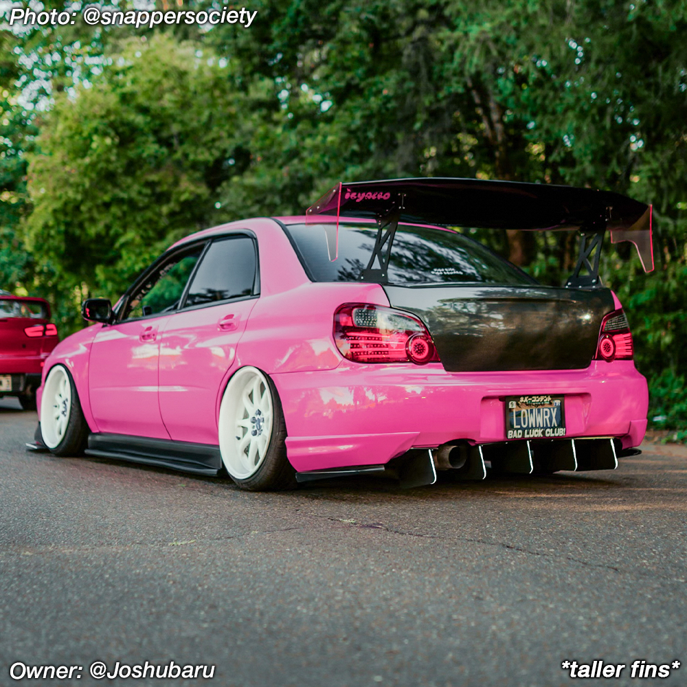 2004-2007 Subaru WRX/STI SEDAN Rear Diffuser