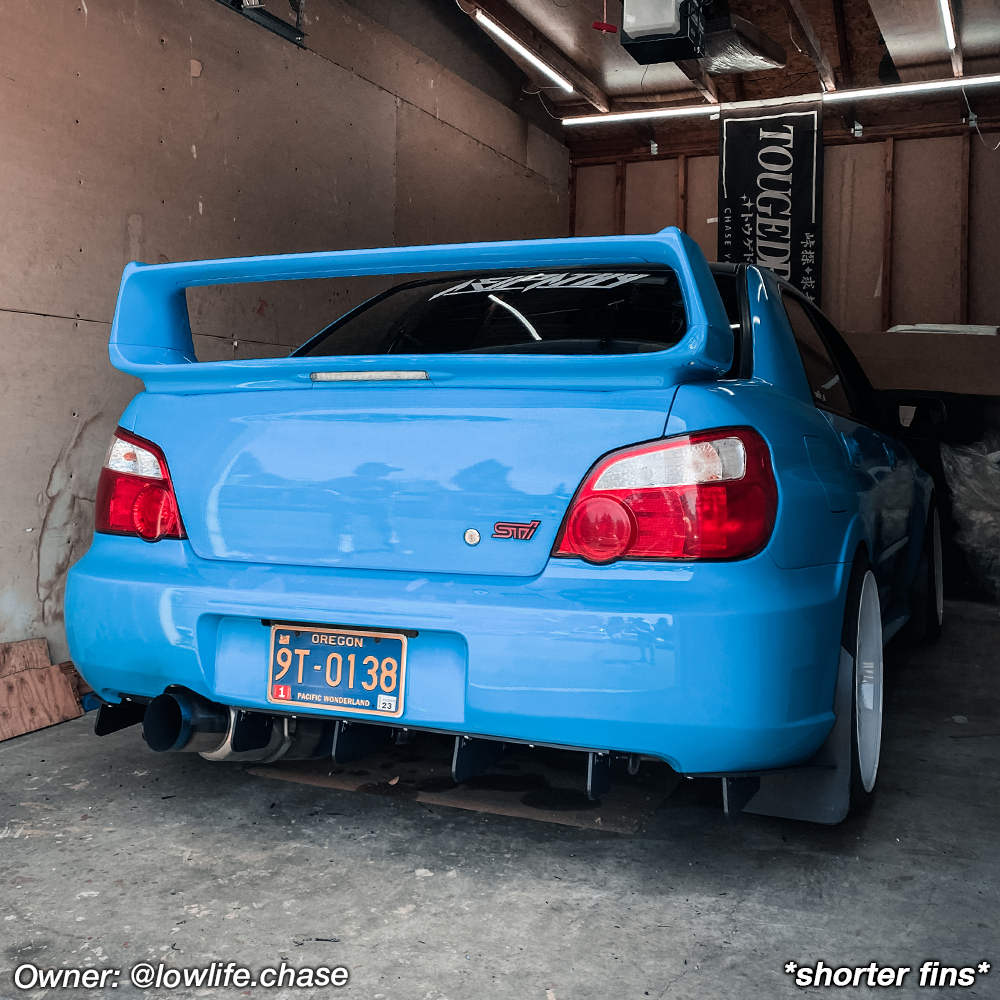 2004-2007 Subaru WRX/STI SEDAN Rear Diffuser