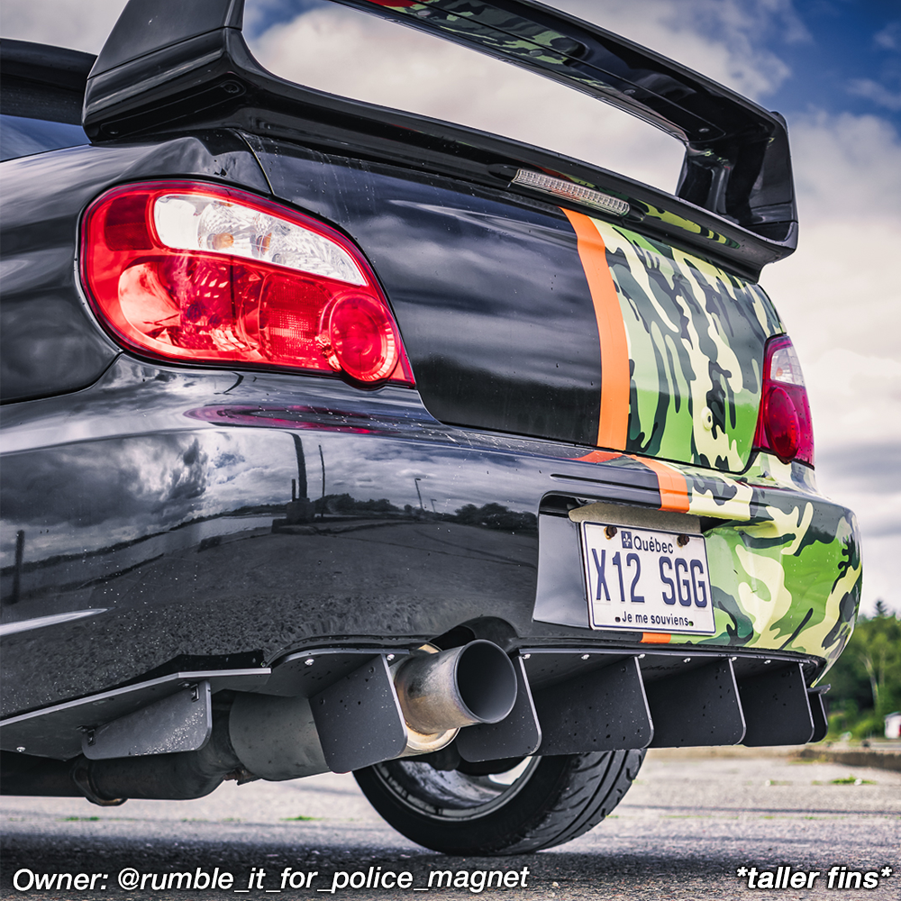 2004-2007 Subaru WRX/STI SEDAN Rear Diffuser