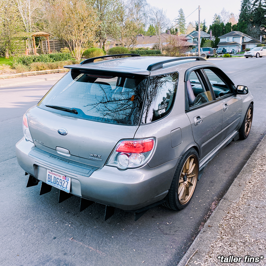2004-2007 Subaru WRX WAGON Rear Diffuser