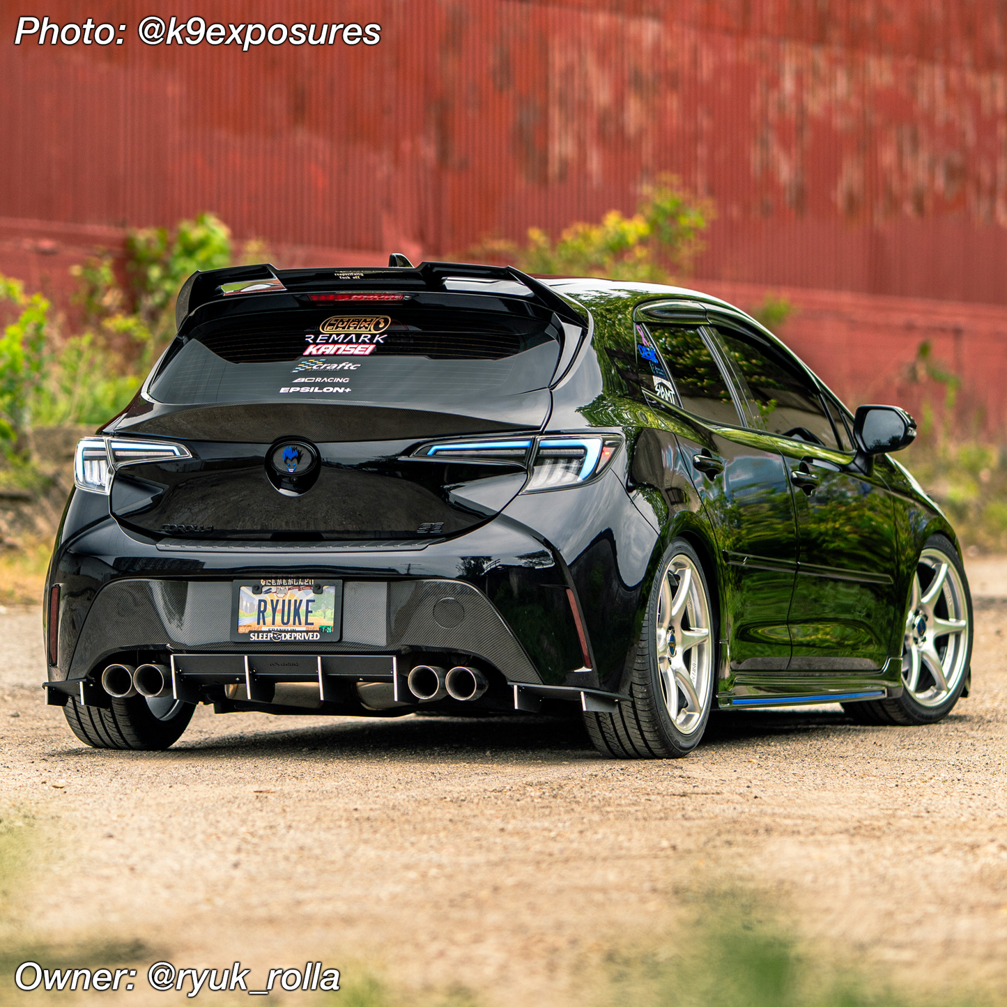 2019+ Toyota Corolla HATCH Rear Diffuser V1