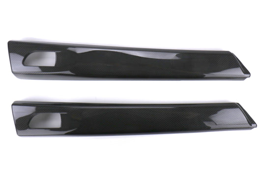OLM LE Dry Carbon Fiber Rear Door Trim Upper Panels - 2015-2021 Subaru WRX / STI