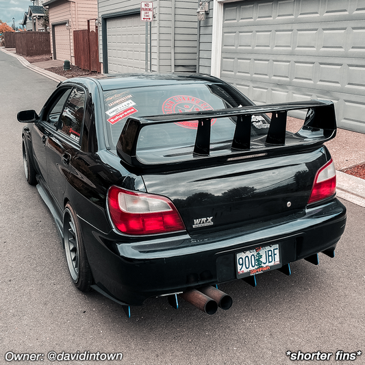 2002-2003 Subaru WRX SEDAN Rear Diffuser