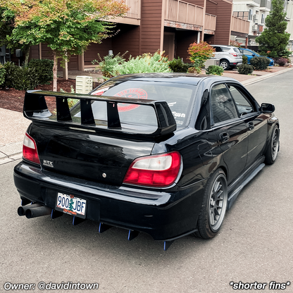 2002-2003 Subaru WRX SEDAN Rear Diffuser