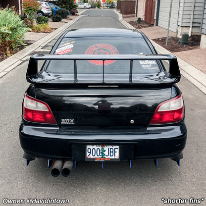 2002-2003 Subaru WRX SEDAN Rear Diffuser