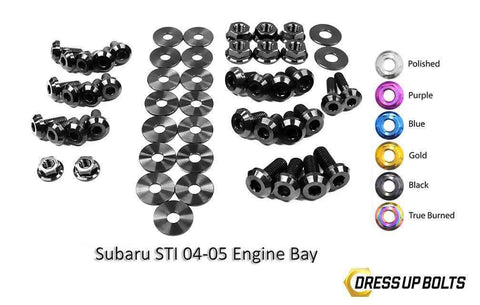 Subaru WRX/STi (2004-2005) Titanium Dress Up Bolts Bay Kit