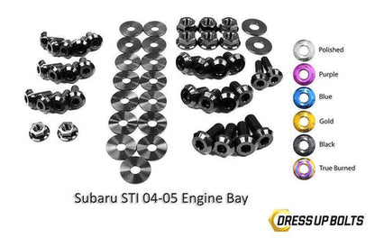 Subaru WRX/STi (2004-2005) Titanium Dress Up Bolts Bay Kit