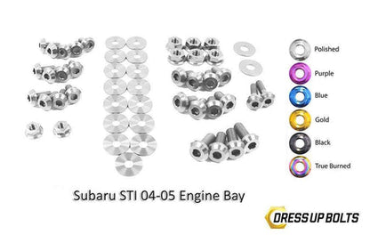 Subaru WRX/STi (2004-2005) Titanium Dress Up Bolts Bay Kit