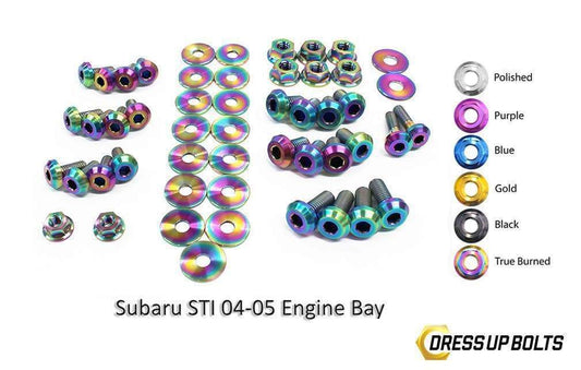 Subaru WRX/STi (2004-2005) Titanium Dress Up Bolts Bay Kit