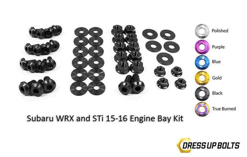 Dress Up Bolts Titanium Engine Bay Kit | 2015-2019 Subaru WRX