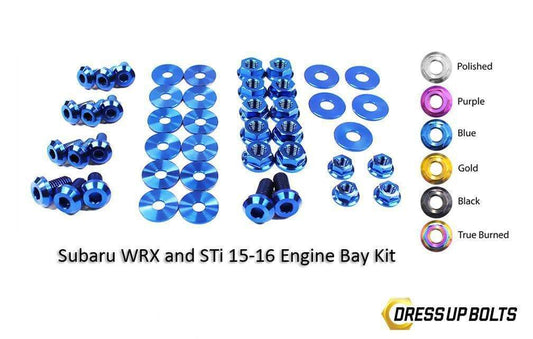 Dress Up Bolts Titanium Engine Bay Kit | 2015-2019 Subaru WRX