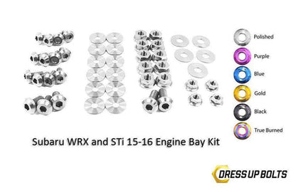 Dress Up Bolts Titanium Engine Bay Kit | 2015-2019 Subaru WRX