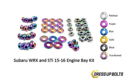 Dress Up Bolts Titanium Engine Bay Kit | 2015-2019 Subaru WRX