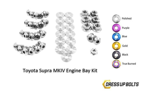 Dress Up Bolts Titanium Engine Bay Kit | 1993-2002 Toyota Supra MKIV