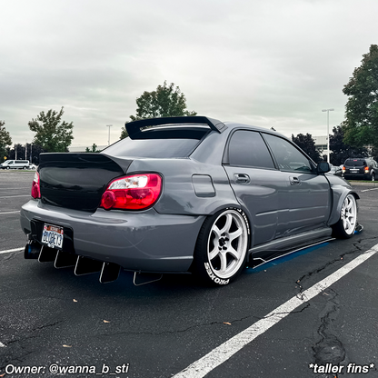 2004-2007 Subaru WRX/STI SEDAN Rear Diffuser