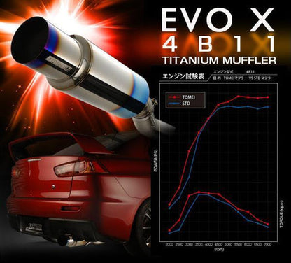 Tomei Expreme Ti Cat-Back Exhaust | 2008-2015 Mitsubishi Evolution X