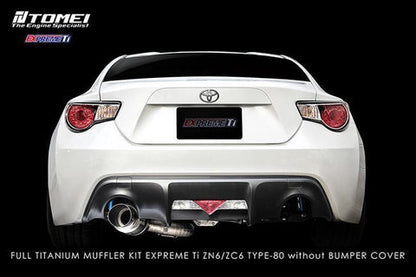 Tomei Expreme Ti Type-80 Cat Back Exhaust | 2013-2022+ Subaru BRZ / Scion FR-S / Toyota GR86