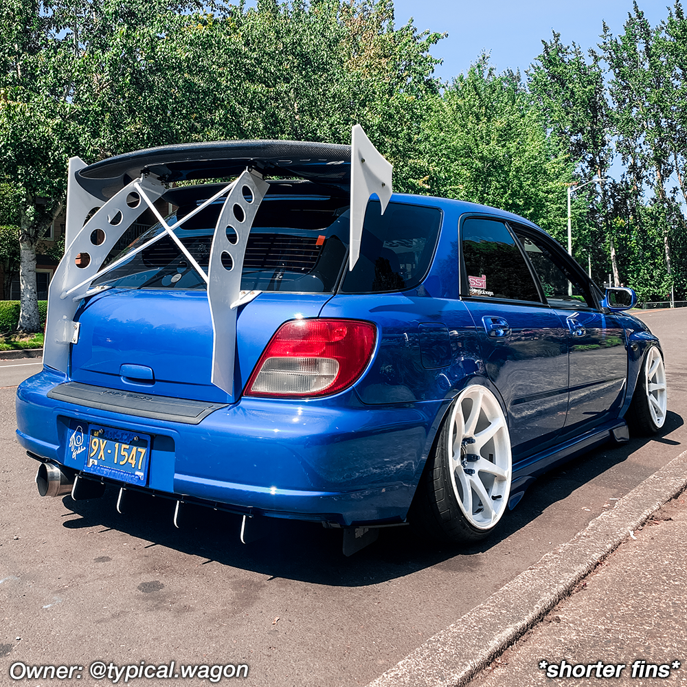 2002-2003 Subaru WRX WAGON Rear Diffuser