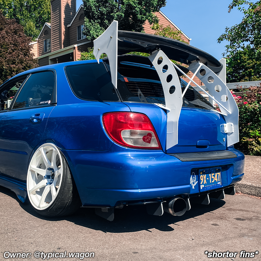 2002-2003 Subaru WRX WAGON Rear Diffuser