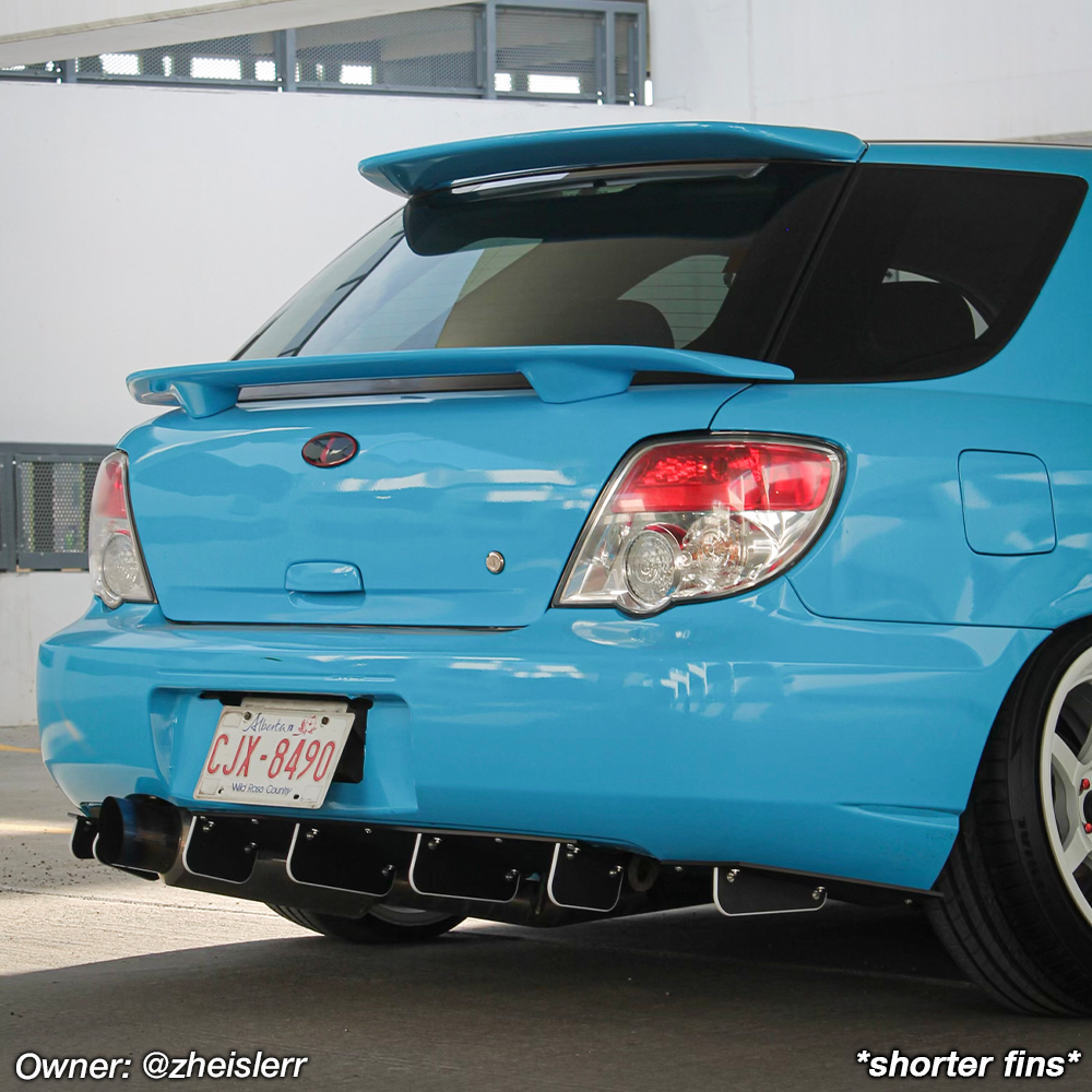 2004-2007 Subaru WRX WAGON Rear Diffuser