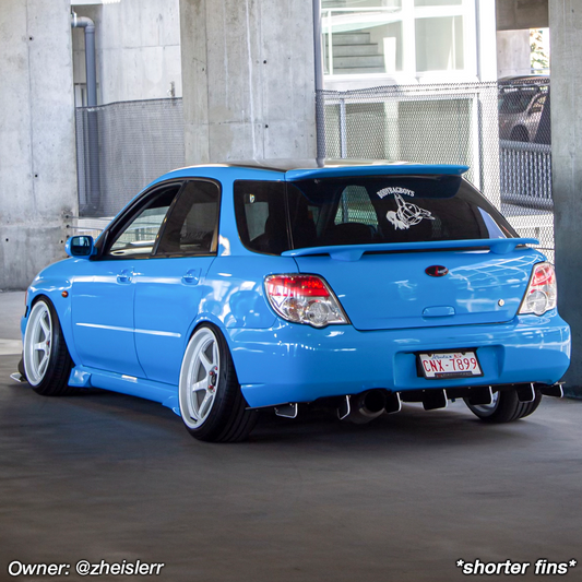 2002-2003 Subaru WRX WAGON Rear Diffuser