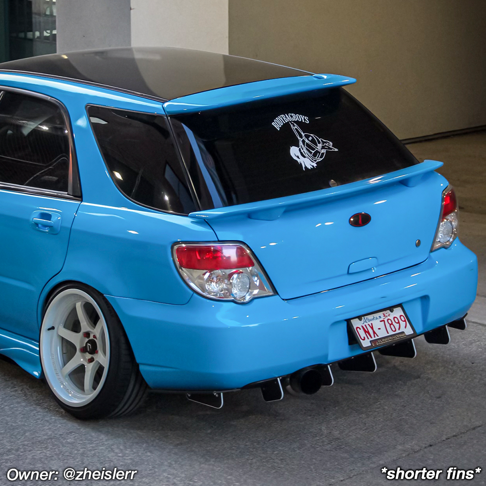 2002-2003 Subaru WRX WAGON Rear Diffuser